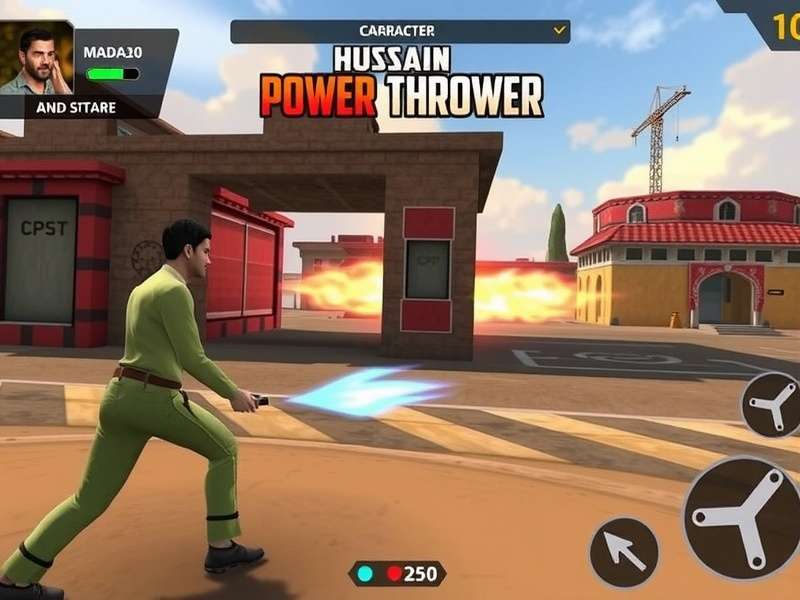 Hussain Power Thrower gameplay screenshot